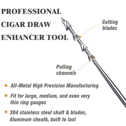 Oxcearly Draw Enhancer Tool and Nubber - Professional High-Precision Punch Tool - Travel Accessories Gift for Men and Women, Fits All Size
