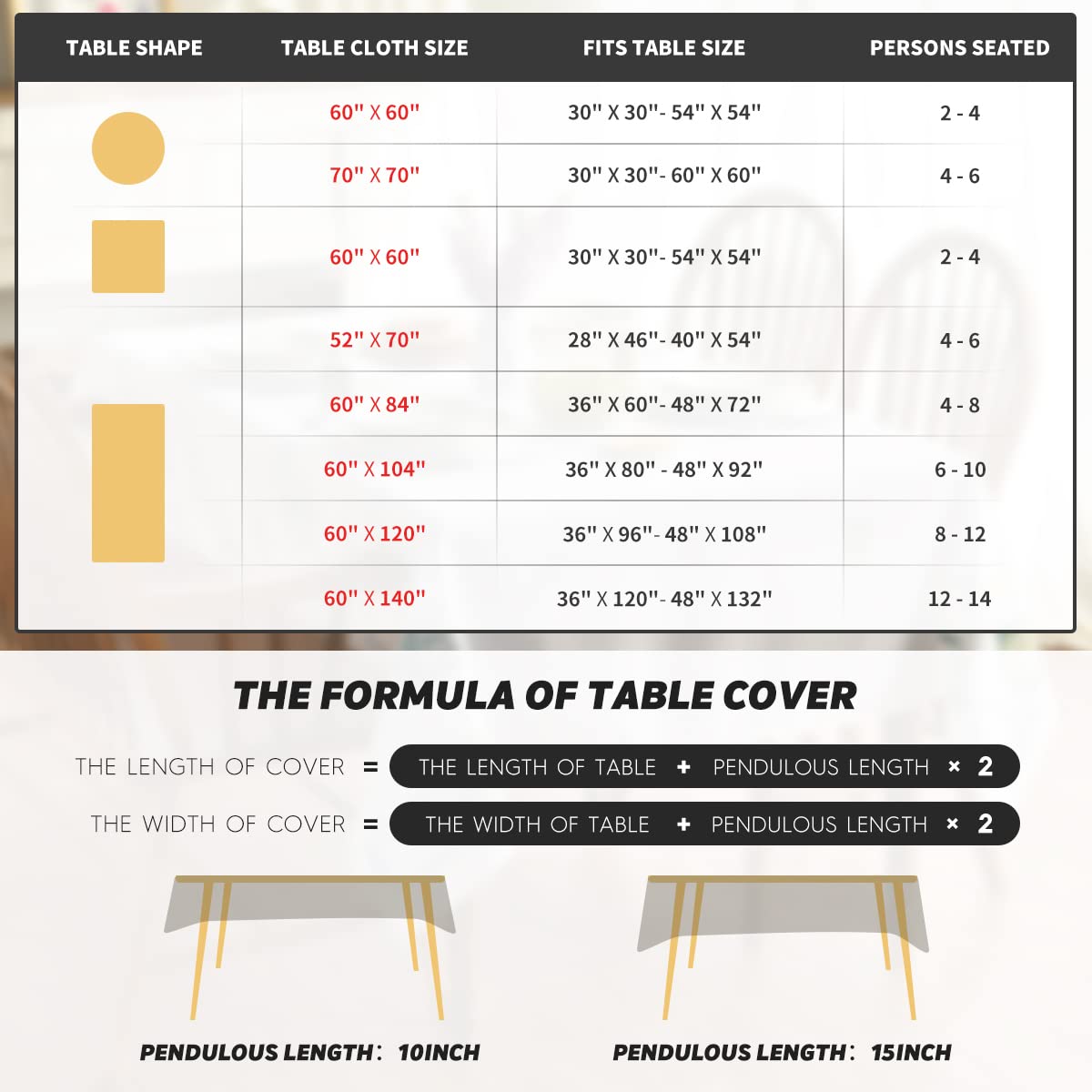 Horaldaily Halloween Tablecloth 52x70 Inch Rectangular, Fall Orange Buffalo Plaid Washable Table Cover for Party Picnic Dinner Decor