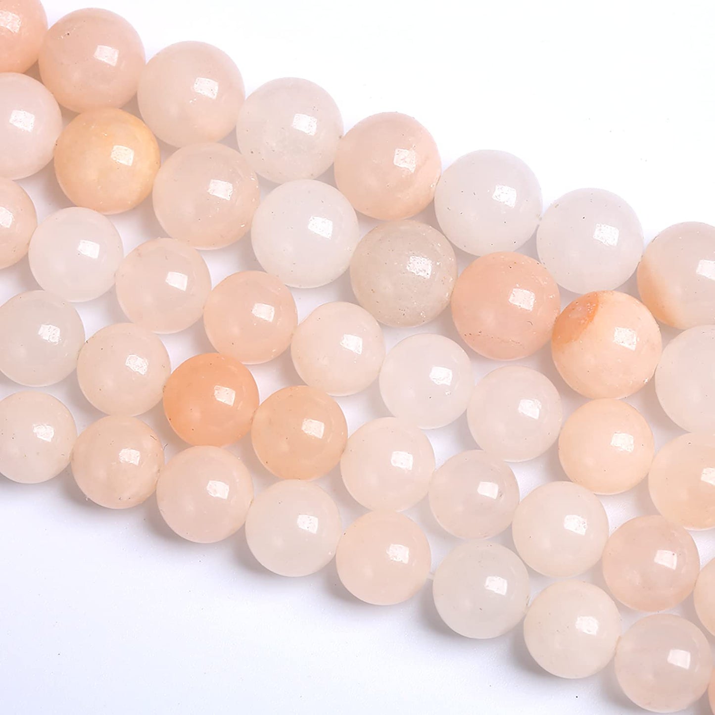 10MM 36PCS Natural Stone Pink Aventurine Loose Beads for Jewelry Making DIY Bracelet