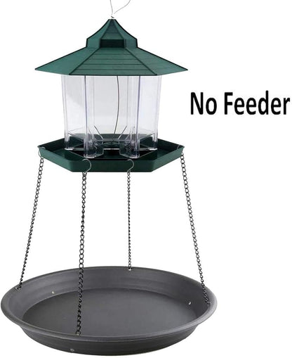 AUXPhome Bird Seed Catcher Tray Platform Feeder Hanging Tray Outdoors Backyard Garden for Bird Feeders, Great for Attracting Birds Outdoors, Backyard, Garden. Help Reduce Seed Waste - No Feeders