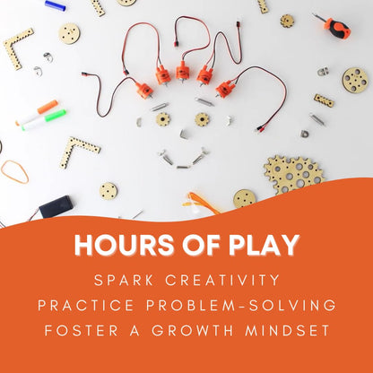 Tinkering Labs STEM Kits for Kids Age 8-10 | Inventors Kids Science Kit, Robot Building, and Engineering with Electricity Circuits | Coolest DIY Toys and Best Birthday Gifts for 10 Year Old Boy Girl