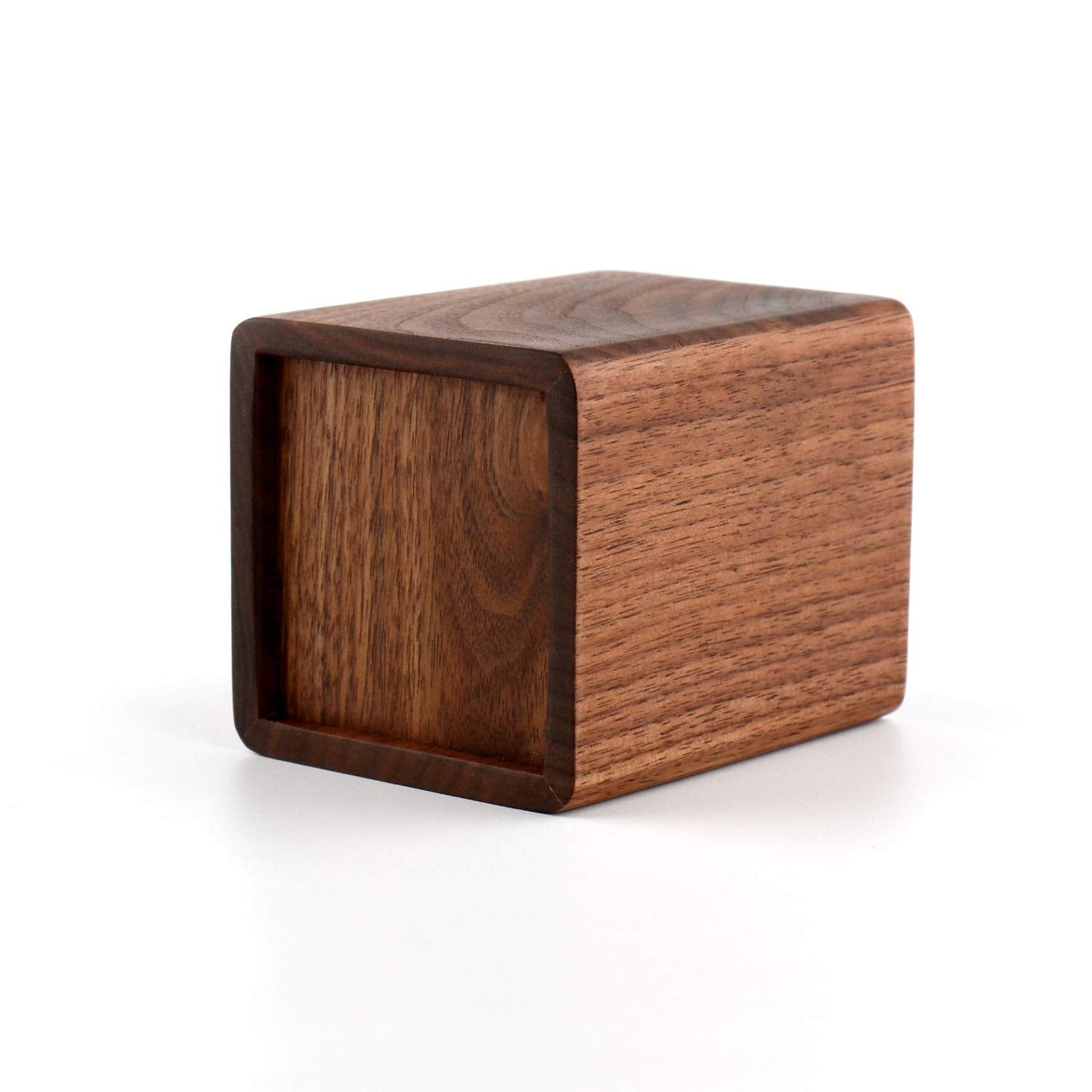 YOYAI Walnut Pencil Holder Wood Pen Holder For Desk Pen Cup Organizer Ofiice Pencil Stand Simple(Black walnut)