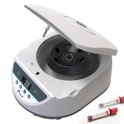 Digital Lab Centrifuge Machine for PRP Benchtop Centrifuge for Laboratory 12x5ml/10ml Tube,500-4000rpm w/Timer