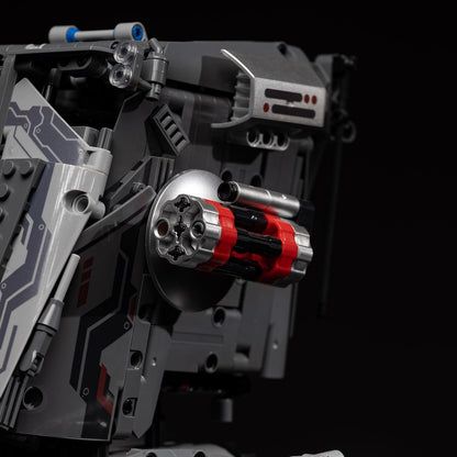 UNCLE BRICK Mechanical War Robots Building Blocks Sets,Interstellar War Walking Robot,Manual Rotation and Electric Drive,STEM Toys for Aged 8-13,A Perfect Birthday for Model Collectors