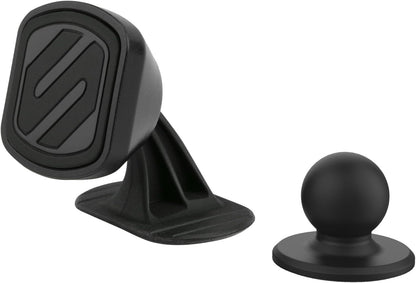 Scosche MMWSM-2PKXCES0 MagicMount Select Magnetic Car Phone Holder Mount for iPhone and Android - 2 Pack - Secure Magnetic Cell Phone Mount for Car Window or Dash - Universal 360° Adjustable Head