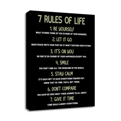 Motivational Canvas Wall Art Inspirational Entrepreneur Quotes Poster Print Positive Theme Picture Painting Wall Decor Artwork for Modern Home Teens Room Office Stretched and Framed [18''Hx24''W]