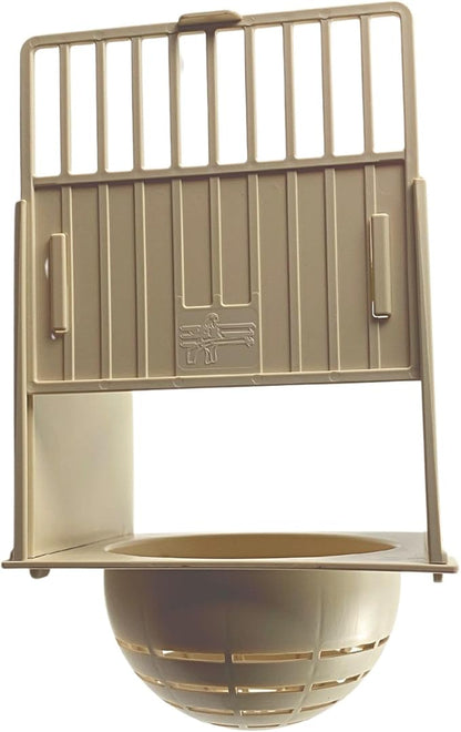 Bird Nest Box Canary External Plastic with Sliding Back Lid, Easy Accessibility and Cleaning, Breeding Nesting Bird Cage for Finches, Exotic Small Birds