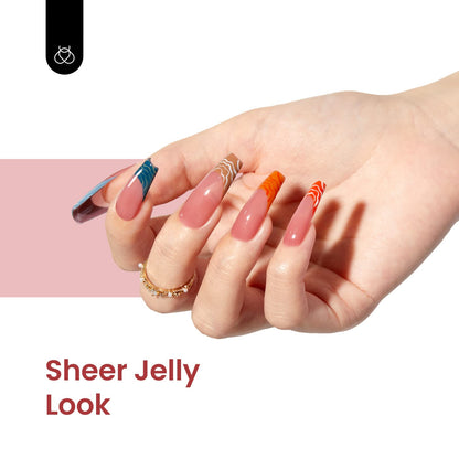 Beetles Cat Eye Gel Nail Polish Set, 6 Summer Colors Pastel Shimmer Glitter Gel Polish Kit Soak Off LED UV Curing Requires Pink Red Blue Orange Green Purple Velvet Gel with Magnet Gift for Women