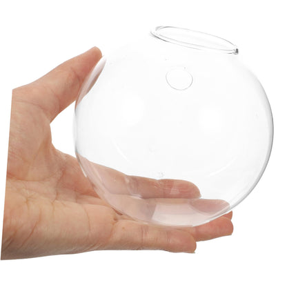 Abaodam Glass Wall Hanging Vase Artificial Plants Succulents Terrarium Home Decor Indoor Plant Holder