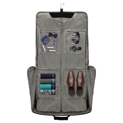Modoker Carry On Garment Bags for Travel Hanging Clothes Suit Bag Luggage Organizer, Foldable Suit Carrier Gift for Men Women