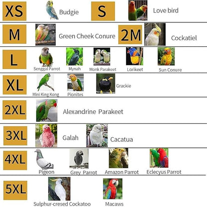 Bird Clothes Birds Flight Suit,Tuxedo Business Suit for Parrots African Greys Parakeet Cockatiel Sun Conure Christmas Party Birthday Cosplay Photo Prop Small Animals Apparel (3XL,Grid Suit)
