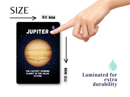 Solar System Flash Cards Educational Teaching Science Children Kids, Planets Solar System Cards, Fun Facts
