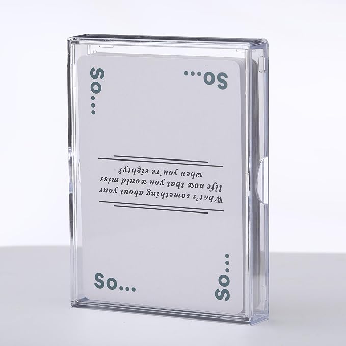 Zonon 48 Pieces Clear Deck Case, Card Organizer Compatible with MTG TCG Plastic Playing Card Case baseball Trading Deck Collection Box Holder for Game Cards Storage