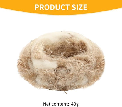 Balana 40g Building Mat Pigeon Natural Mixing Bird Nesting Material Cushion Cage Liner, Bird Nest Nesting Liners Great for Nest Building and Hideouts
