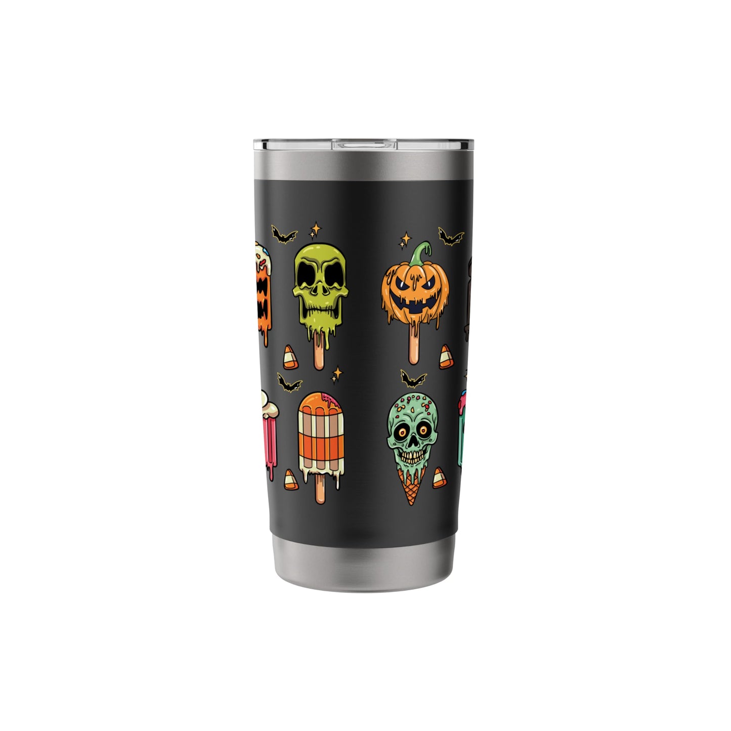 Halloween Popsicle Horror Summer Ice Cream Summerween Stainless Steel Insulated Tumbler
