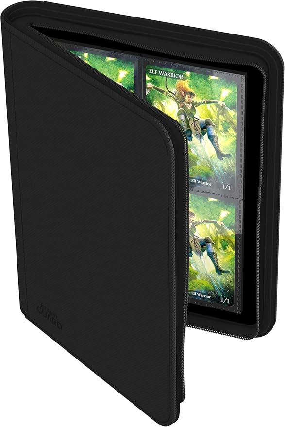 Ultimate Guard Zipfolio 160 – 8 Pocket Xenoskin Black
