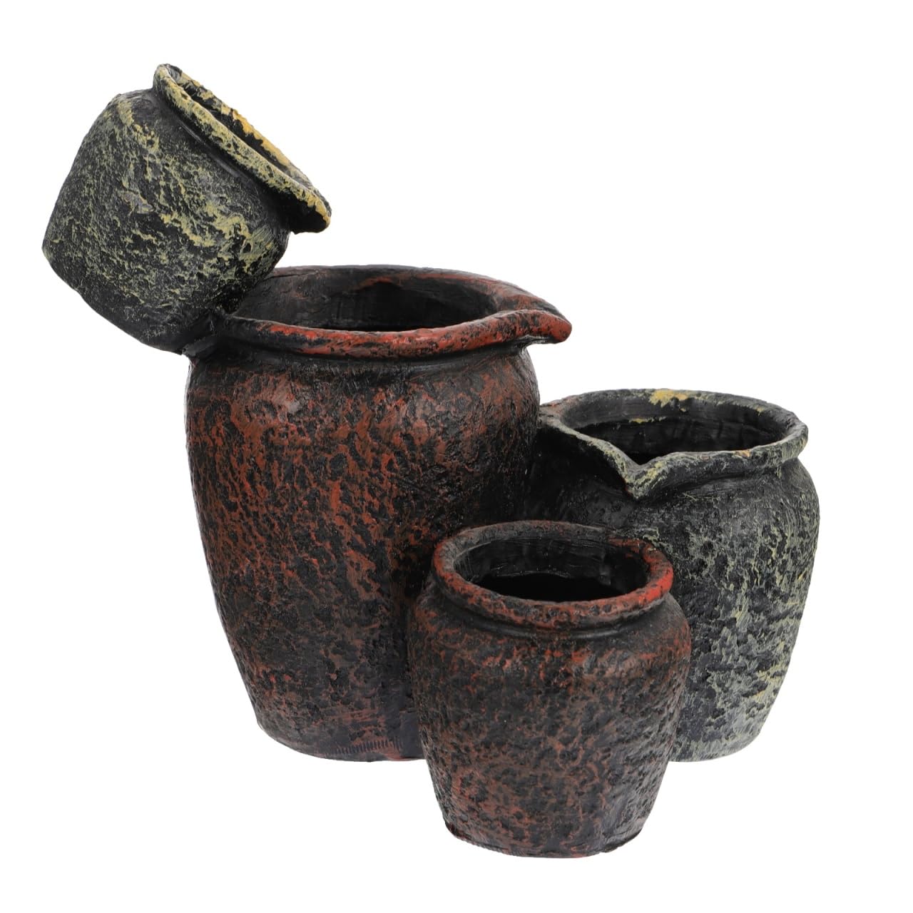 Cabilock 1 Set Succulent Plant Pots Mini Flower Planter Garden ers Flower Pots for Indoor s Mini Counter Decor Creative er Decorative Small Vase Resin Office