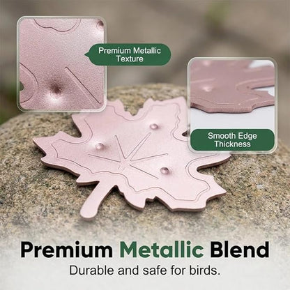 Universal Fit Bird Bath Purifier, Pure Copper Cleaning Disk with Triple Point Support Design, Fits Outdoor Birdbath & Bowl, Bird Bath Solar, Garden Fountain Provide Safe Clean Water