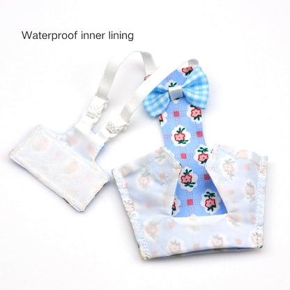 3PCS Bird Diaper with Adjustable Shoulder Strap Washable Parrot Diapers Reusable Bird Flight Suit Nappies Protective Breathable Nappy Clothes for Parakeet Macaw Conure (Sulphur-Crested Cockatoo)