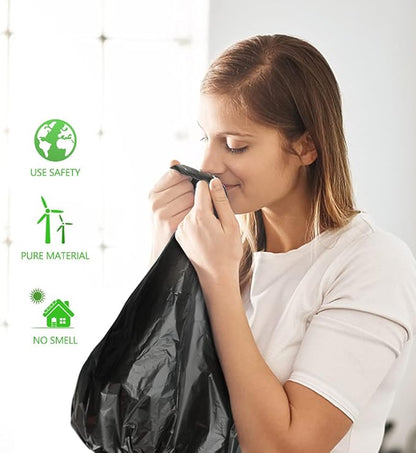 Teivio Trash Bags, 3 Gallon, for Bathroom, Industrial, Commercial, Janitorial