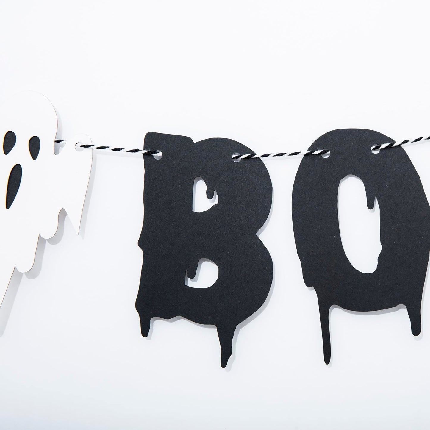 Happy Boo Day Banner, Boo Day Garland, Halloween Party Decorations, Spooky Party Supplies, Halloween Birthday Banner, Perfect Indoor Ghost Decoration, Melting Dripping Ghost