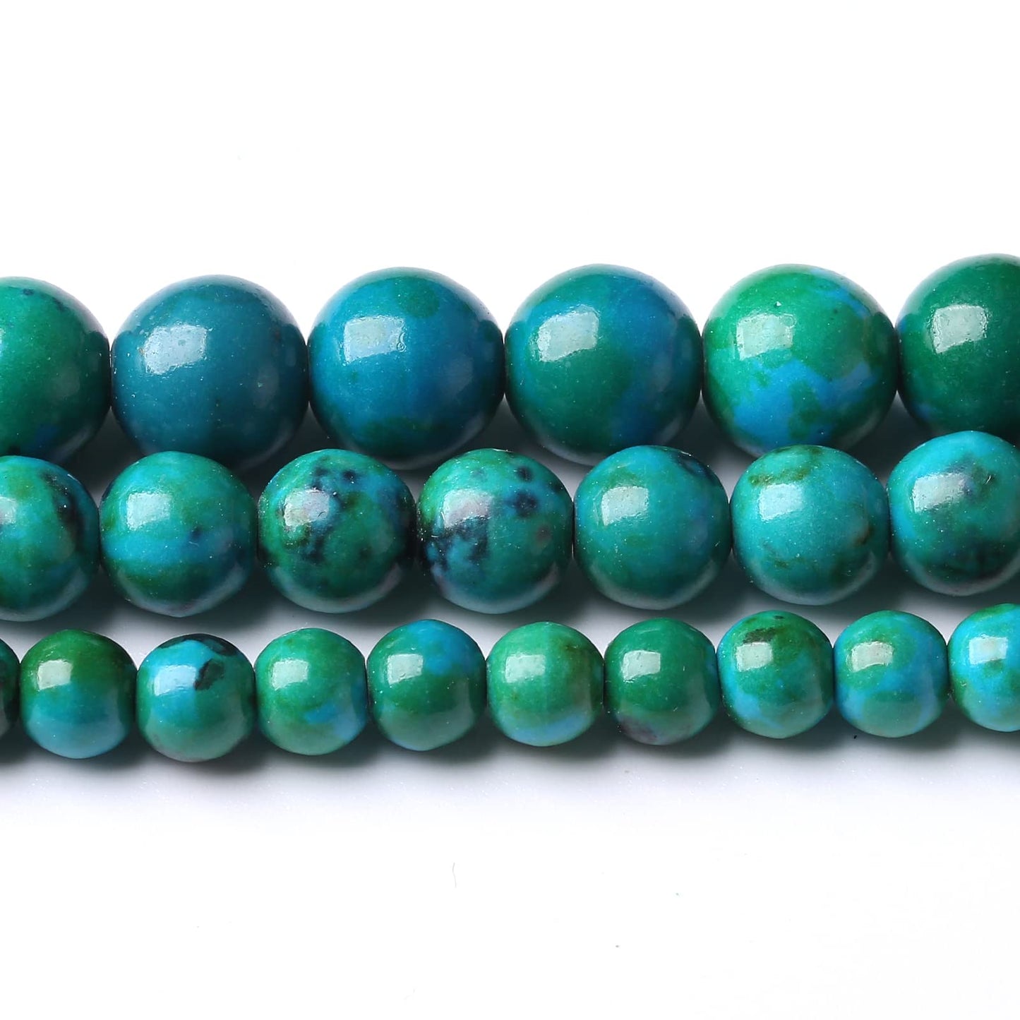 36PCS 10MM Natural Phoenix Stone Beads Round Loose Stone Beads for Jewelry Making DIY Energy Stone Healing Power Bracelet 15"