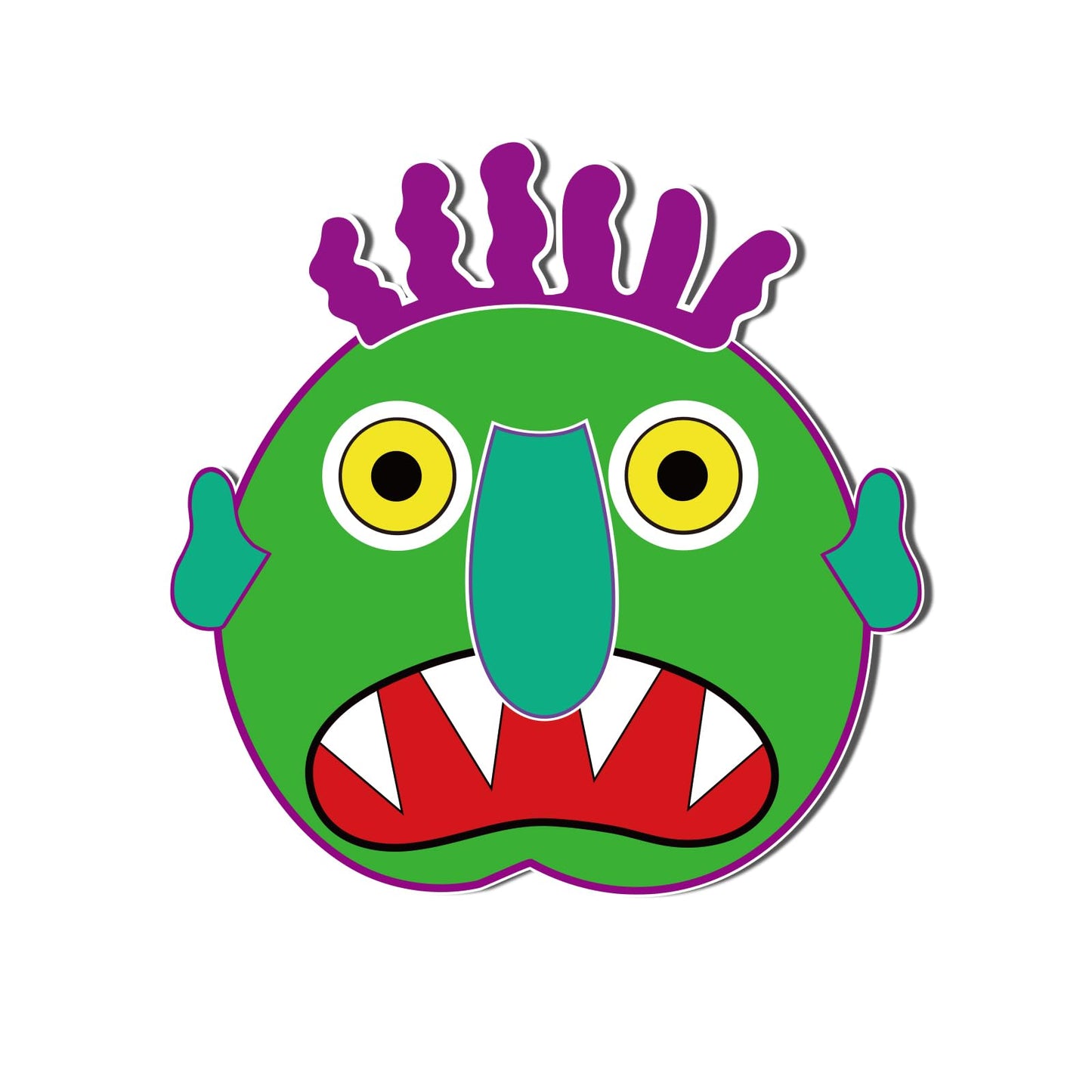 Thryvomniq Go Away Big Green Monster Felt Board Story Sets Toddle Interaction Game Felt Toys for Classroom Family Storytelling Learning Activity