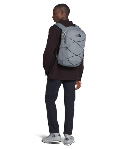 The North Face Jester Everyday Laptop Backpack | Commuter Daypack with Water Repellent Finish, 16" Laptop Sleeve, Huge Main Compartment, Mid Grey Dark Heather/TNF Black,One Size
