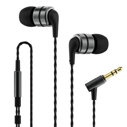SoundMAGIC E80 Wired Earbuds, in-Ear Headphones with HiFi Stereo Sound and Noise Isolating, 3.5mm Jack for Phones and Laptops, No Mic (Gunmetal)