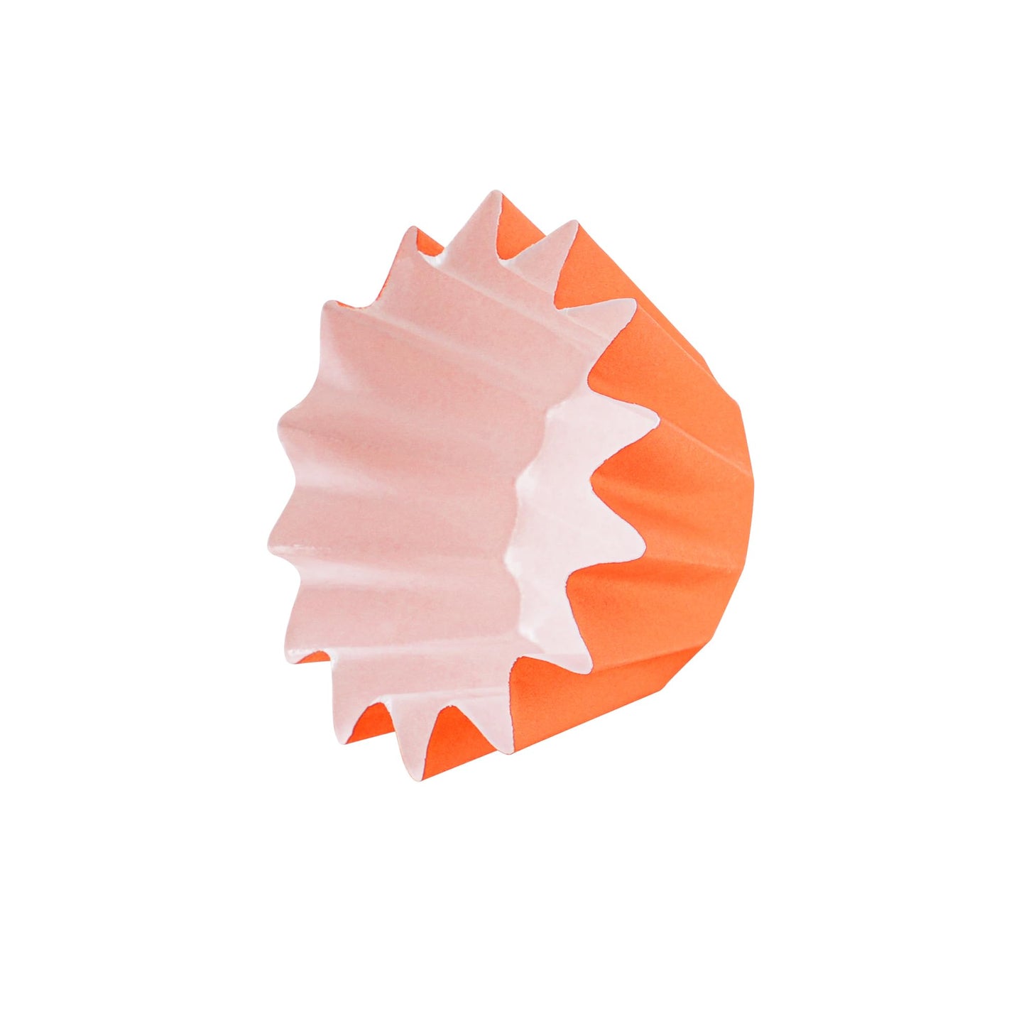 Restaurantware Paper Baking Cups 200 Count 0.4 Ounce Paper Greaseproof Muffin Liners, 2 Inches Disposable Baking Cups Flared Design Tangerine for Oven and Freezer Use