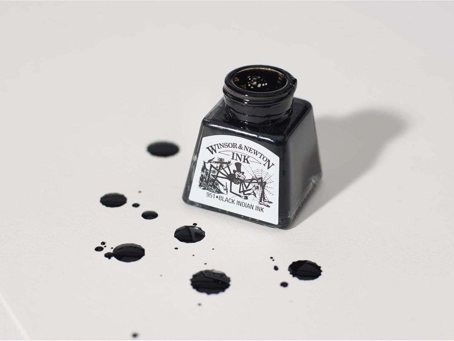 Winsor & Newton, Deep Red Drawing Ink, 14ml Bottle, Acrylic