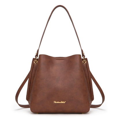 Montana West Hobo Bags for Women Medium Shoulder Purse Casual Bucket Top Handle Handbag with Detachable Crossbody Strap, MWC-HB-584-CF