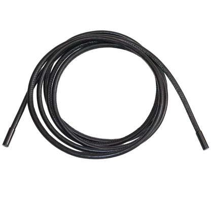 Women Long Slim Thin PU Leather Waist Tie Belt for Dress Coat String Belt Accessory (Black, Length 86.6")