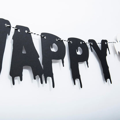Happy Boo Day Banner, Boo Day Garland, Halloween Party Decorations, Spooky Party Supplies, Halloween Birthday Banner, Perfect Indoor Ghost Decoration, Melting Dripping Ghost