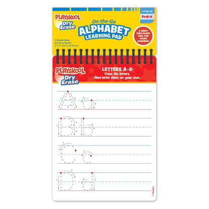 Playskool Kindergarten Pre K Learning Study Bulk Activity Set - Workbook Dry Erase Board Bundle | Alphabet, Numbers, Math, Counting, More | Sesame Street Playskool Classroom Supplies