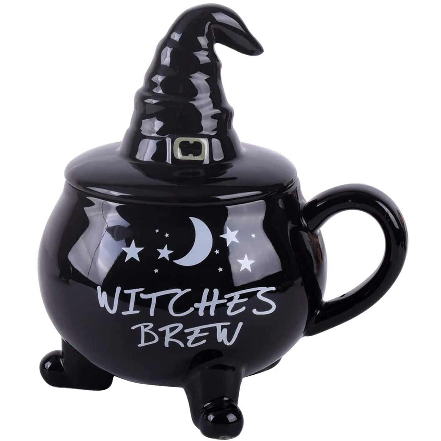 Vencer,Funny Coffee Mug,Witch Coffee Mugs,Goth Christmas Novelty Cup With lid,Witches Brew Cauldron Mug,The Nightmare Before X-mas Witches Brew Coffee Mug,VCM-002
