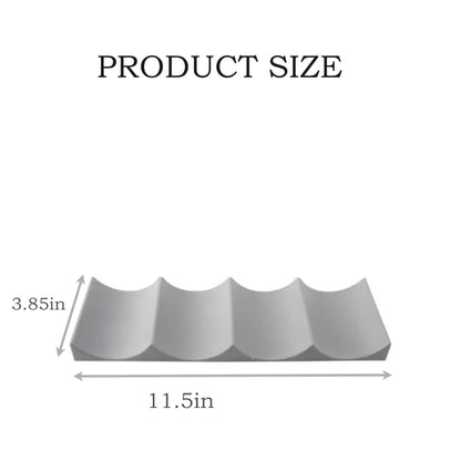 HMDIUM 4Pcs Freestanding Wine Rack Cabinet - Wine Bottle Storage Cabinet Insert Bottle Holder for Kitchen Pantry - Stackable Wine Storage Organizer for Countertop Fridge