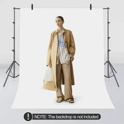 EMART Photo Backdrop Stand kit, 10 x 12 ft Back Drop Adjustable Frame for Photography, Photoshoot Banner Background Support Holder for Parties Dectoration