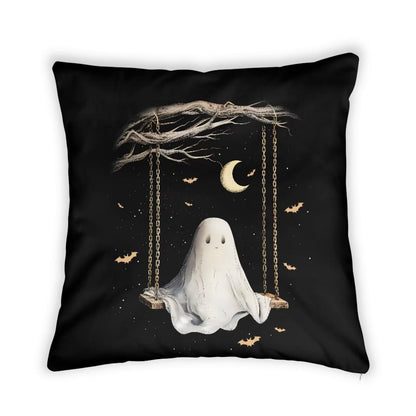 CREAMIC Cute Ghost Couch Pillow Cover Halloween Throw Pillow Covers Decorative Throw Pillowcase Cushion Cover 14x14 Inch Throw Pillows Covers for Sofa Bedroom Car Living Room
