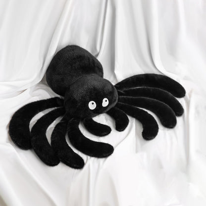 Bunny Chorus Halloween Decorations Spider Throw Pillows: Cute Black Spider Pillow Home Decor, Stuffed Large Plush Cushion Halloween Decorations Indoor for Home Sofa Bed Office Couch Living Room