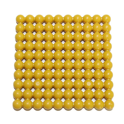 Kghios Montessori Math Beads Materials Thousand Cube Decimal System Bank Game Hands-on Math Manipulative for Kids - Teach Number Concepts, Place Value and Measurement - Math Learning Tools for Kids