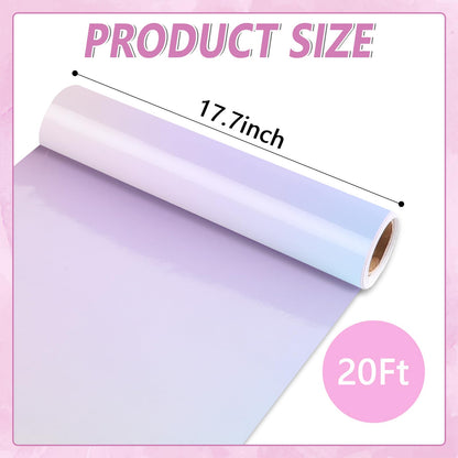 Dreamy Gradient Bulletin Board Paper Roll Pastel Gradient Bulletin Board Background Paper Back to School Classroom Decoration Poster Art Craft Home Wall Education Decoration Supplies 17.7in x 20ft