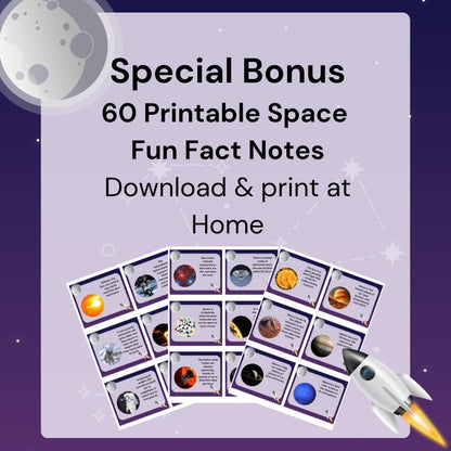 200 World Landmark Fun Fact Cards – Fascinating, Educational Flash Cards for Kids | Lunchbox Notes, Homeschool, Classroom, Travel + Bonus Printable 60 Space Fun Facts | Back to School & Gift Idea