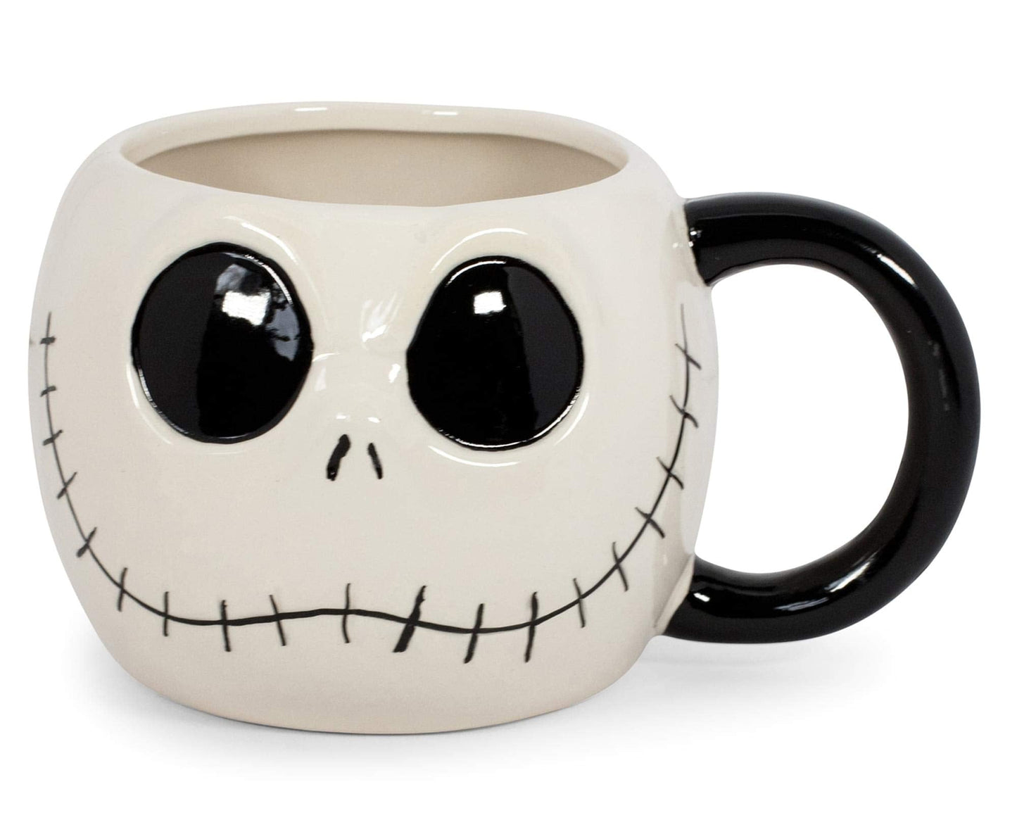 Nightmare Before Christmas The Jack Skellington 20-Ounce Coffee Mug | Oversized Ceramic Mug, Coffee Cup | Sculpted Coffee Mug | Drinkware For Coffee, Tea, Hot And Cold Beverages