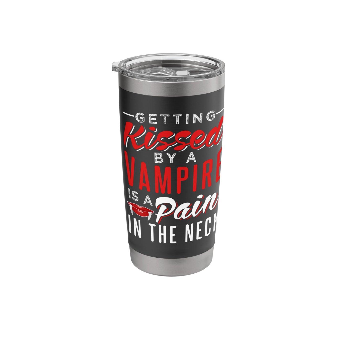 Horror Halloween Vampire Design For Women Stainless Steel Insulated Tumbler