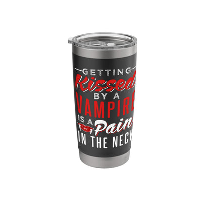Horror Halloween Vampire Design For Women Stainless Steel Insulated Tumbler