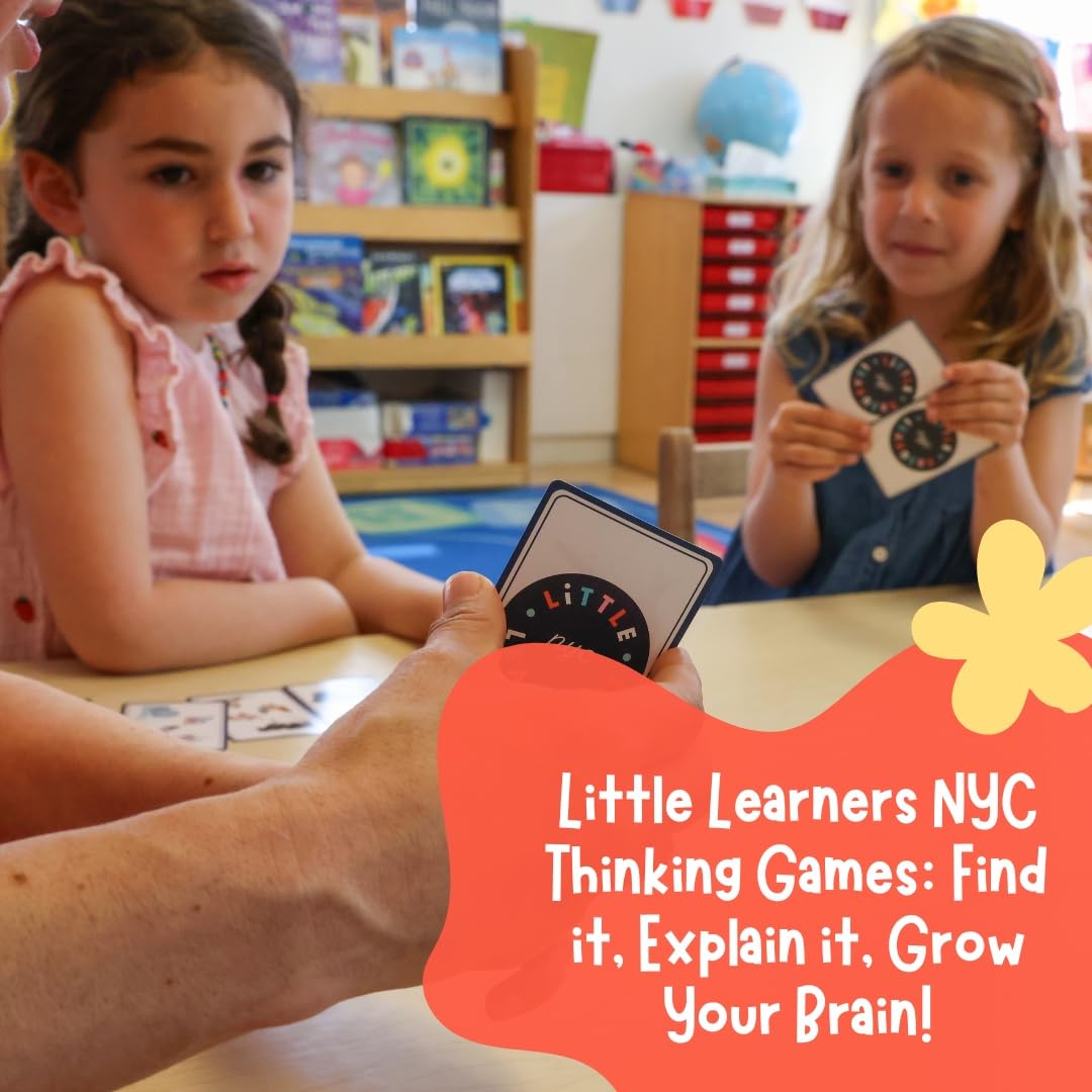 LITTLE LEARNERS NYC What Doesn't Belong? Educational Card Game for Kids – Fun Logic & Critical Thinking Game for Preschool & Kindergarten – Speech Therapy, Homeschool & Classroom Learning Activity