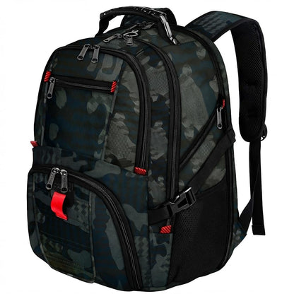 YOREPEK Large Backpack for Men, Extra Large Laptop Backpacks for Men Women, Water Resistant Travel Backpack Airline Approved Business Work Bag Fits 17 Inch Computer, Black