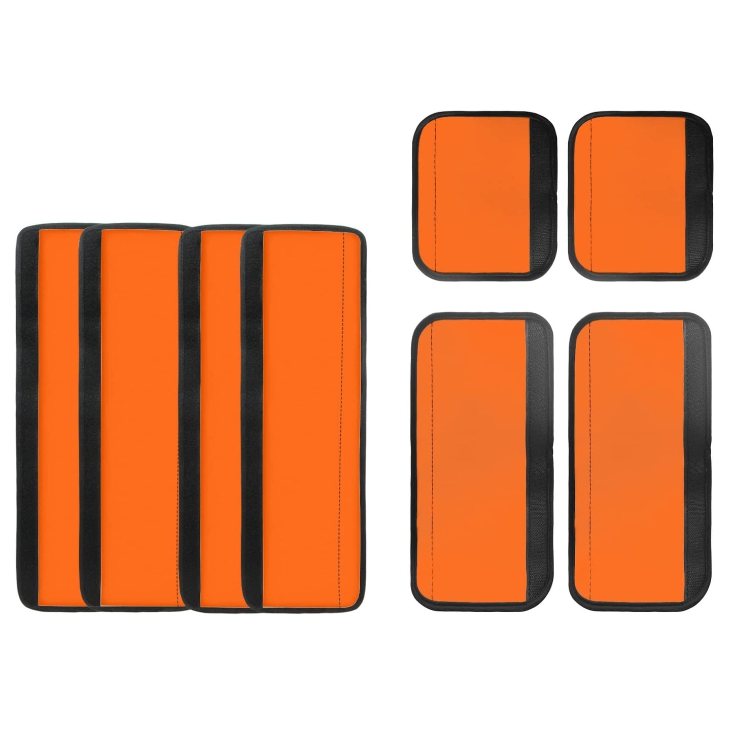 Coldinair Orange Refrigerator Door Handle Covers Set of 8,Keep Your Kitchen Appliance Clean from Fingertips,Drips,Food Stains for Fridge Oven Dishwashers