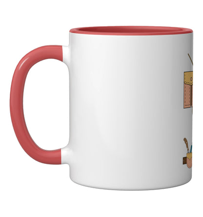 Zoo Keeper Halloween Costume Easy DIY Girls Boys Ceramic Mug, Red/White